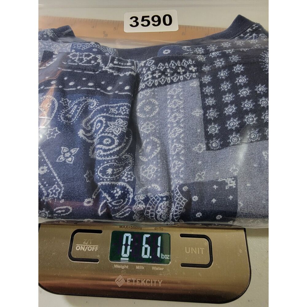 Lucky Blue Bandana T-Shirt - Small - Picture 7 of 7